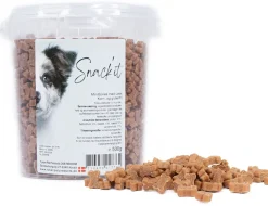 Snackit Kvalitetssnacks til hunde Snackit Semi-Moist Mini Bones med Laks 500 g - bløde hundesnacks