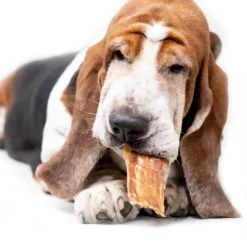 Snackit Kvalitetssnacks til hunde Snackit Valsede Spiserør Okse 200 g - Naturlige hundesnacks