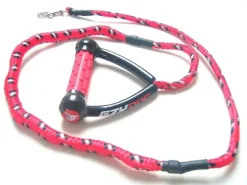 Ezydog Sparky line rød 125 cm - slidstærk hundesnor til trygge gåture