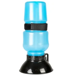 MiniZoo Squeeze drikkeflaske med indbygget skål 500 ml med anti tilbageløb