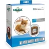 Petsafe Staywell Deluxe Magnetisk lås Kattelem Brun
