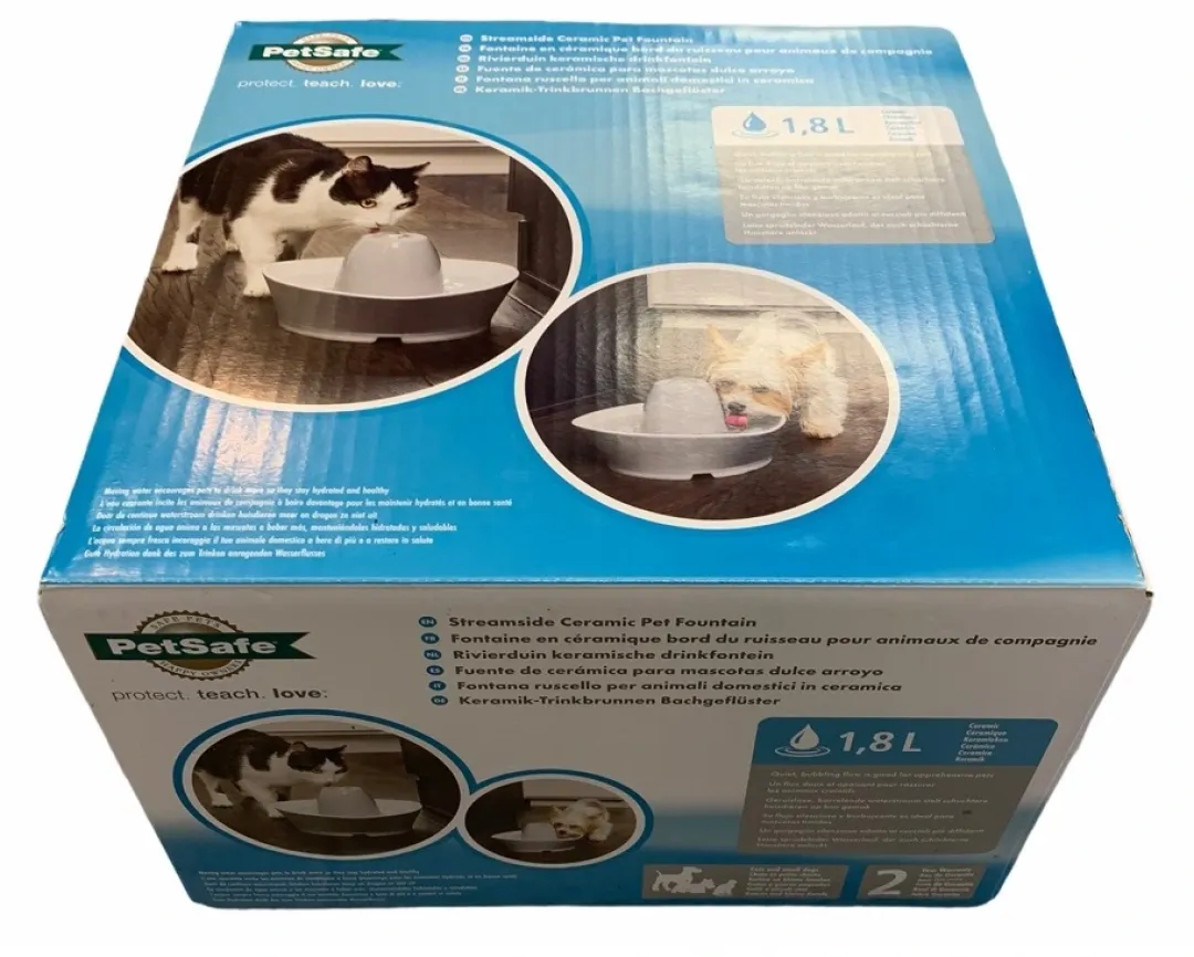 Petsafe Streamside Ceramic Pet Fountain (Drikkefontæne)