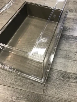 FOP Pet Products Tamburino Hamsterbur grå/brun bund