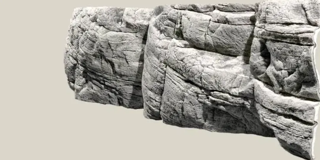 Back to Nature Tanganyika Baggrund Hvid Kalksten 150 x 50 cm