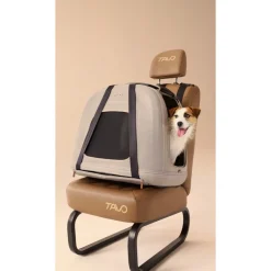 Tavo Pets Tavo Crispin Large Onxy Sort - Crash-testet transportbur til kæledyr