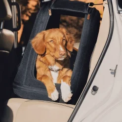 Tavo Pets Tavo Crispin Medium Onyx Sort - Crash-testet transportbur til kæledyr