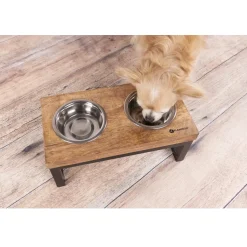 Flamingo Tommy twin feeder set med stand 2700 ml