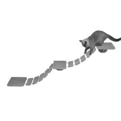 Trixie Klatrestige til vægmontering Grå