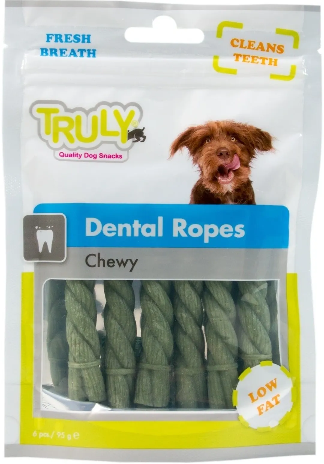 Truly Katte og Hundesnack Truly Dental Ropers - Tandrensende tyggeben
