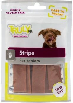 Truly Katte og Hundesnack Truly Strips Seniors - Senior-strips til hunde
