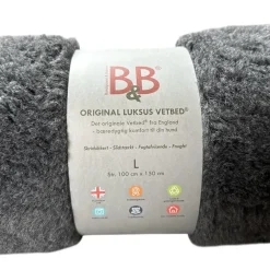 B&B Økologisk Hundeshampoo Vetbed Original grå large 100x150 cm til hund - maksimal plads og komfort