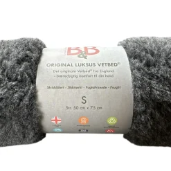 B&B Økologisk Hundeshampoo Vetbed Original grå small 50x75 cm til hund - luksus komfort og varme