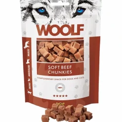 Woolf HundeSnacks og Kattesnack Woolf Hunde- og Kattesnack Bløde Oksekødsbidder