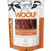 Woolf HundeSnacks og Kattesnack Woolf Hundesnack Big Bone med And og Gulerod