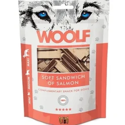 Woolf HundeSnacks og Kattesnack Woolf Hundesnack Blød Sandwich med Laks