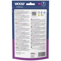 Woolf HundeSnacks og Kattesnack Woolf Wildcat Cream 5 stk - Cremet kattegodbid med and og catnip