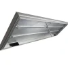 MiniZoo 80x40 cm 128 L Sort Alu lampe med 2 række LED