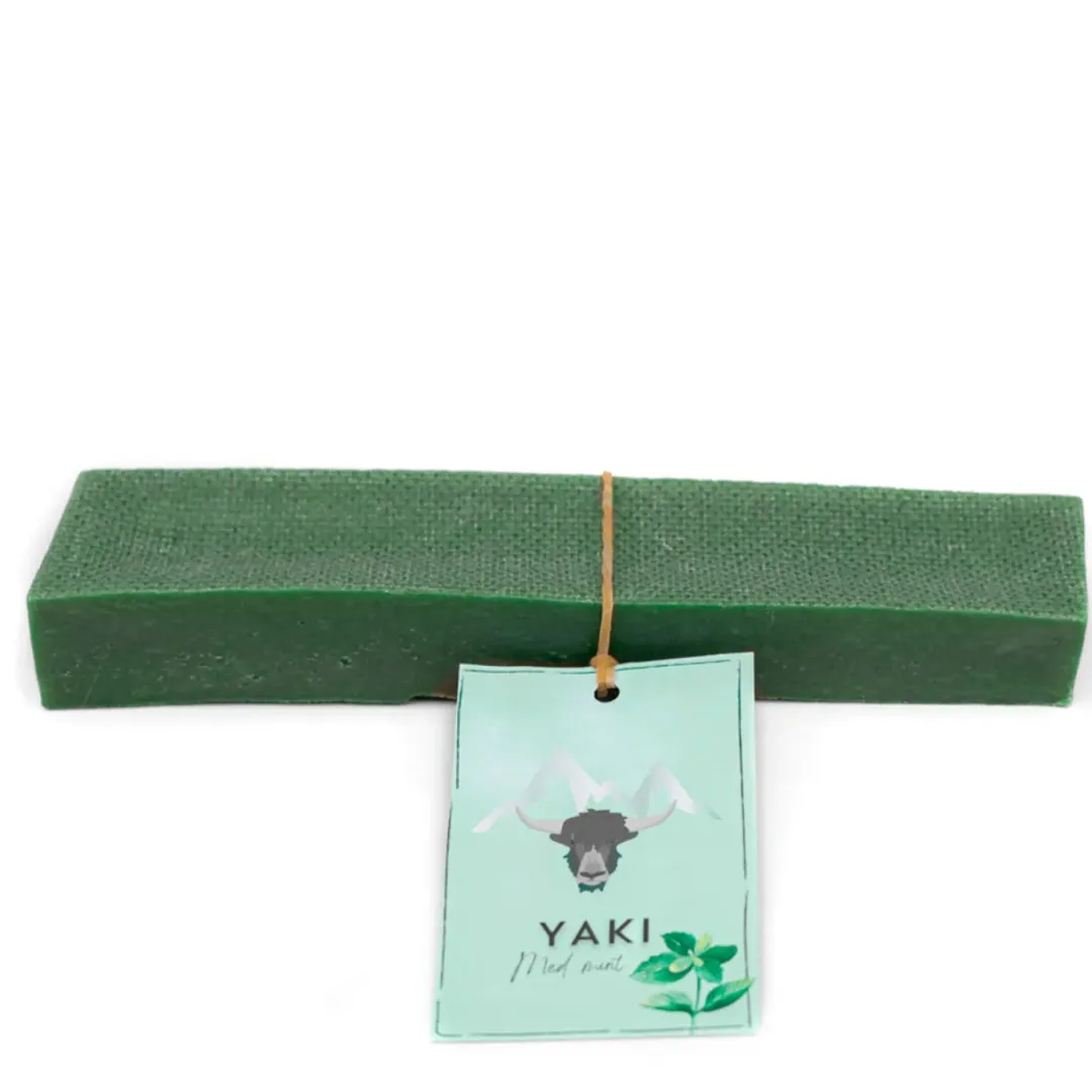 Yaki Dog Treats Yaki vegetarisk tyggeben til hund med mint GIGANT 230-260 g